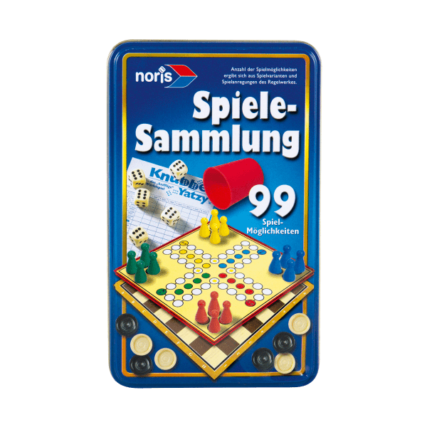 Spielesammlung 99 Spiele in Metallbox