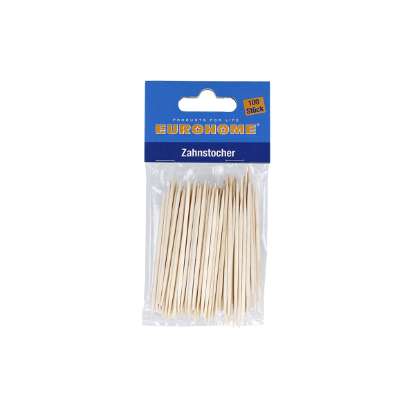 100er Zahnstocher aus Holz EUROHOME®