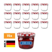 15er Marmeladenglas 230 ml EUROHOME®