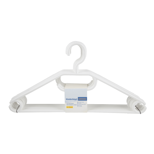 10er Kunststoff-Kleiderbügel EUROHOME®