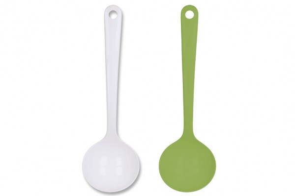 Schöpfkelle weiß/apfelgrün 25 cm EUROHOME®
