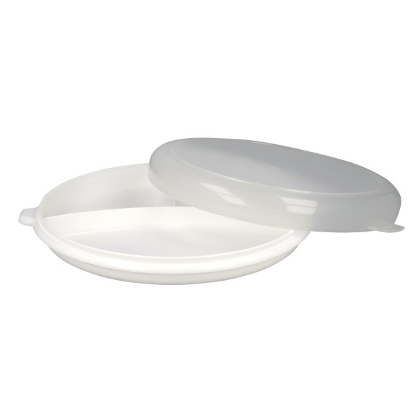 Mikrowellen-Menüteller mit Deckel EUROHOME®
